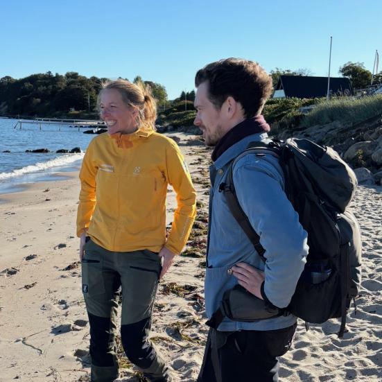 Naturvejleder Annette og Litteraturformidler Simon