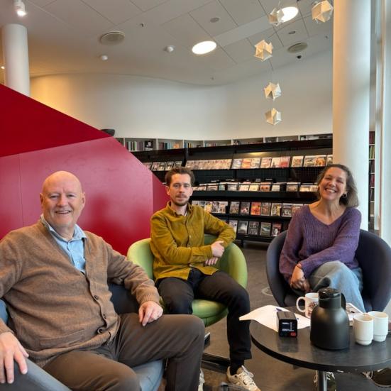 Maria Guldager, Simon Lund Petersen og Erik Ingemann Nielsen