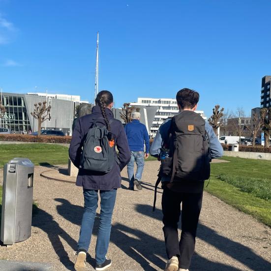 Deltagere på gåturen