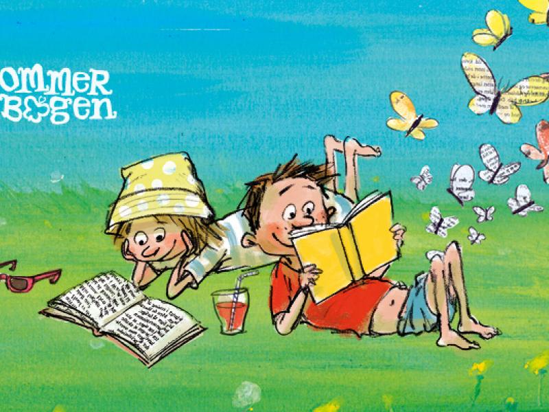 To børn, der læser