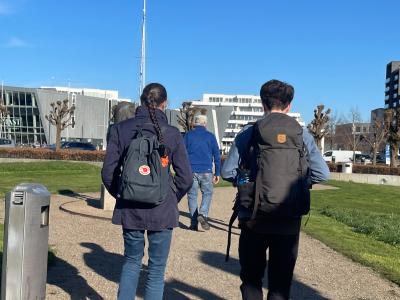 Deltagere på gåturen