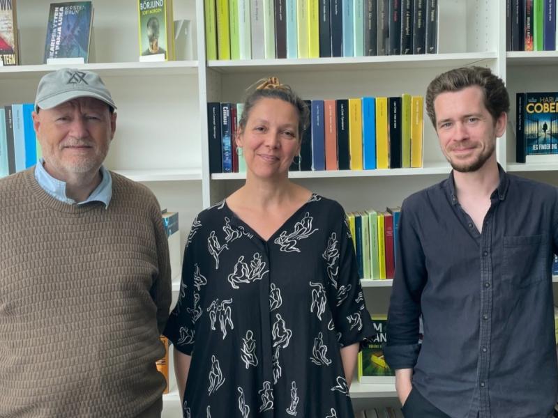 Maria Guldager, Simon Lund Petersen og Erik Ingemann Nielsen