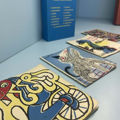 Bøger i udstillingen