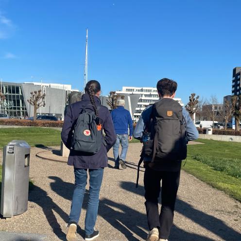 Deltagere på gåturen