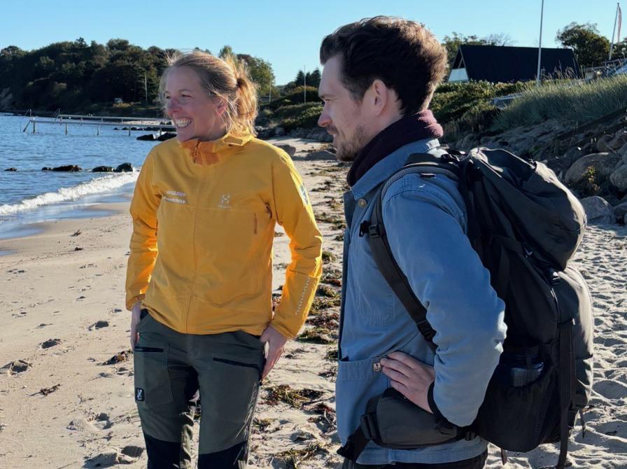 Naturvejleder Annette og Litteraturformidler Simon
