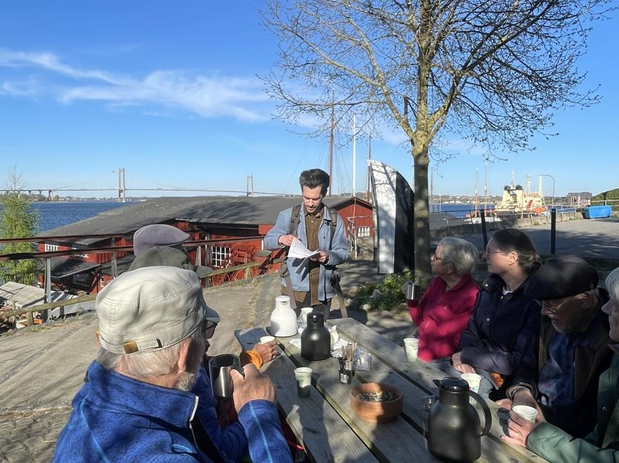 Deltagere på gåturen